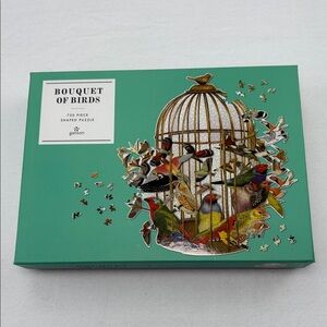 Galison Bouquet of Birds 750 piece Shaped Puzzle
